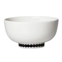 Marimekko Rasymatto Footed Dessert Bowl -Marimekko marimekko rasymatto small footed bowl 28