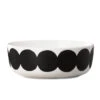 Marimekko Rasymatto Soup / Cereal Bowl -Marimekko marimekko rasymatto soup cereal bowl white 0 4l 84