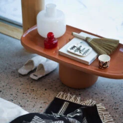 Marimekko Red Glass Flower Vase