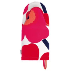 Marimekko Red Unikko Oven Mitt 5 Marimekko Red Unikko Oven Mitt -Marimekko marimekko red unikko oven mitt 51
