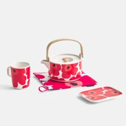 Marimekko Red Unikko Pot Holder -Marimekko marimekko red unikko pot holder 47