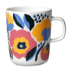 Marimekko Rosarium White / Multi Mug -Marimekko marimekko rosarium mug 63
