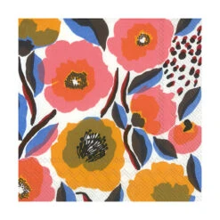 Marimekko Rosarium White / Multi Lunch Napkin