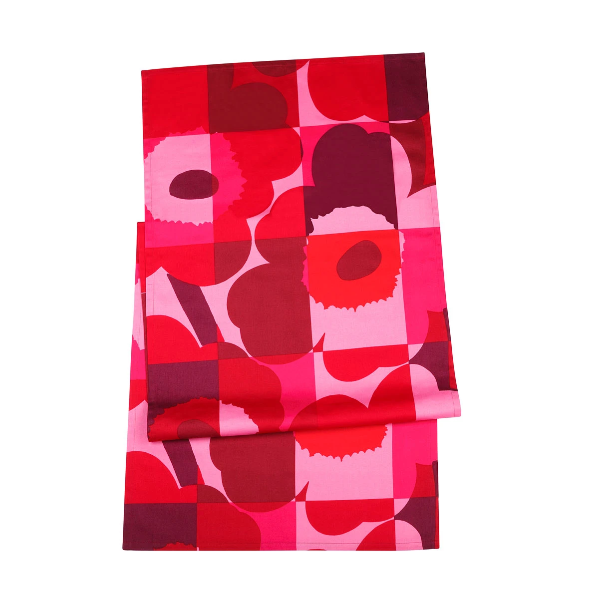 Marimekko Ruutu-Unikko Red/Pink Table Runner 3 Marimekko Ruutu-Unikko Red/Pink Table Runner
