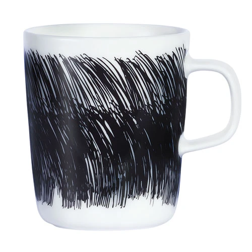 Marimekko Weather Diary Black/White Mug 4 Marimekko Weather Diary Black/White Mug - Image 2