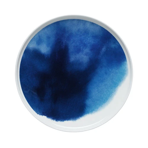 Marimekko Weather Diary Blue/White Dinner Plate 7 Marimekko Weather Diary Blue/White Dinner Plate - Image 5