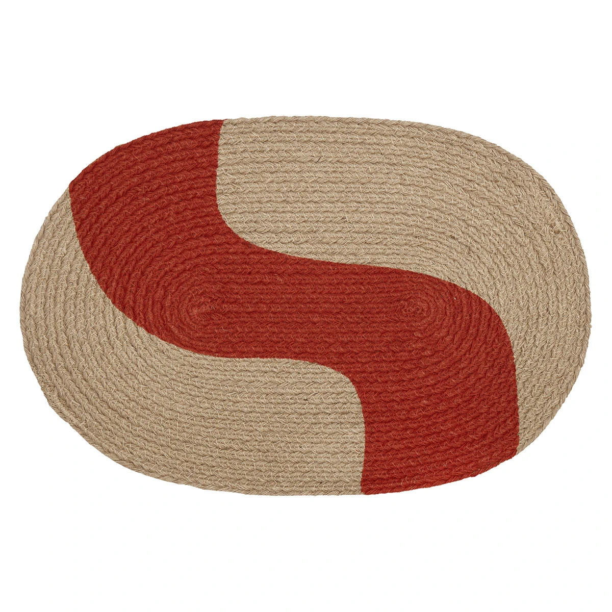 Marimekko Seireeni Beige / Red Placemat 4 Marimekko Seireeni Beige / Red Placemat - Image 2