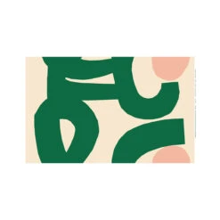 Marimekko Seppel Off White / Green / Pink Cotton Fabric