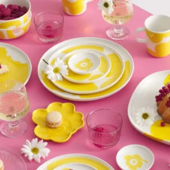 Marimekko Seppel White / Spring Yellow / Pink Bowl 7 Marimekko Seppel White / Spring Yellow / Pink Bowl -Marimekko marimekko seppel white spring yellow pink bowl 32