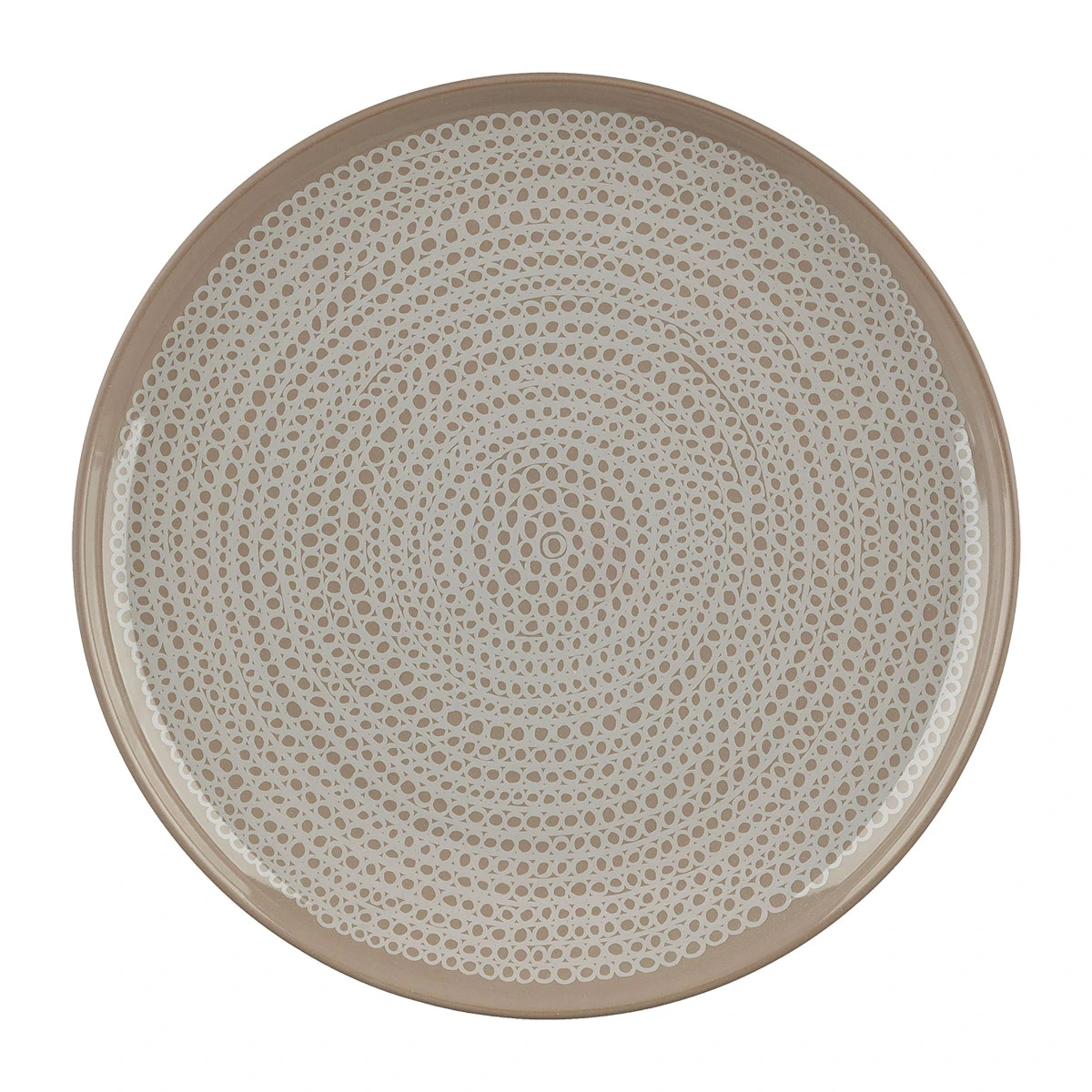 Marimekko Siirtolapuutarha Brown Dinner Plate 4 Marimekko Siirtolapuutarha Brown Dinner Plate - Image 2