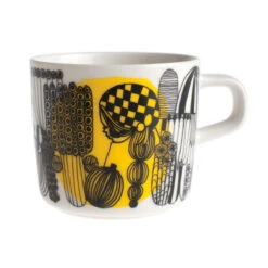 Marimekko Siirtolapuutarha White / Yellow Coffee Cup 8 Marimekko Siirtolapuutarha White / Yellow Coffee Cup -Marimekko marimekko siirtolapuutarha coffee cup 101