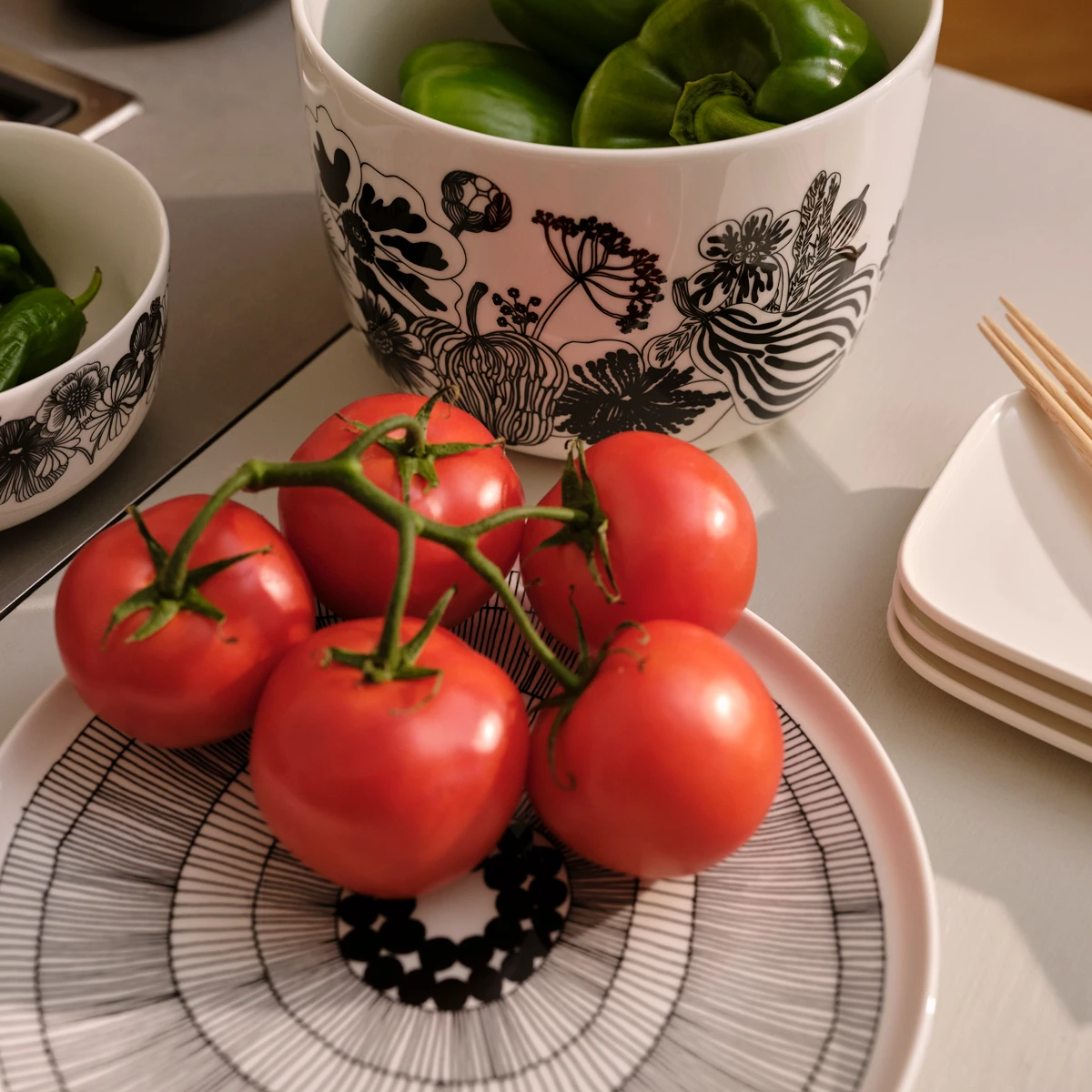 Marimekko Siirtolapuutarha Dinner Plate 3 Marimekko Siirtolapuutarha Dinner Plate