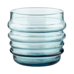 Marimekko Socks Rolled Down Aqua Tumblers - Set Of 2