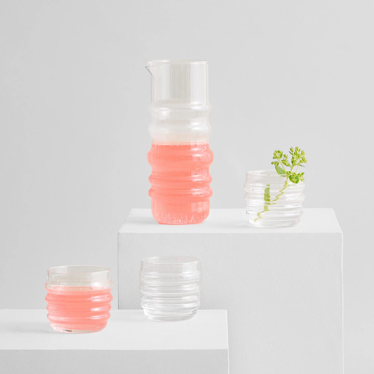 Marimekko Socks Rolled Down Clear Tumblers - Set Of 2 3 Marimekko Socks Rolled Down Clear Tumblers - Set Of 2