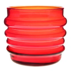 Marimekko Socks Rolled Down Red Tumblers - Set Of 2