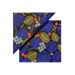 Marimekko Sonja Black/Blue Cocktail Napkins