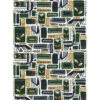 Marimekko Svaale Grey / Navy / Green Acrylic-coated Cotton Fabric -Marimekko marimekko svaale grey navy green acrylic coated cotton fabric 52