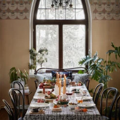 Marimekko Svaale Koppa Serving Dish W/ Leather Handle -Marimekko marimekko svaale koppa serving dish w leather handle 75