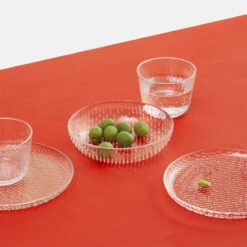 Marimekko Syksy Clear Glass Small Bowl - Set Of 2 -Marimekko marimekko syksy clear glass small bowl set of 2 20