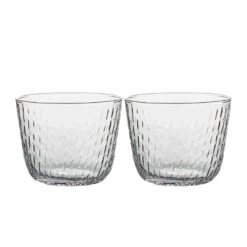 Marimekko Syksy Clear Glass Tumblers - Set Of 2 -Marimekko marimekko syksy clear glass tumblers set of 2 32