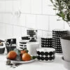 Marimekko Tasaraita Anniversary White / Black Mug -Marimekko marimekko tasaraita black mug 82