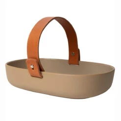 Marimekko Terra Oiva Koppa Serving Dish W/ Leather Handle