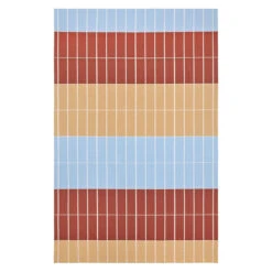 Marimekko Tiiliskivi Beige / Brown / Blue Tablecloth