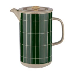 Marimekko Tiiliskivi Midnight Green / Tan Coffee Press -Marimekko marimekko tiiliskivi midnight green tan coffee press 56