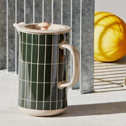 Marimekko Tiiliskivi Midnight Green / Tan Coffee Press -Marimekko marimekko tiiliskivi midnight green tan coffee press 61