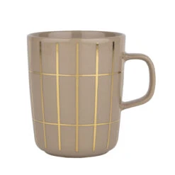 Marimekko Tiiliskivi Terra / Gold Mug -Marimekko marimekko tiiliskivi terra gold mug 21