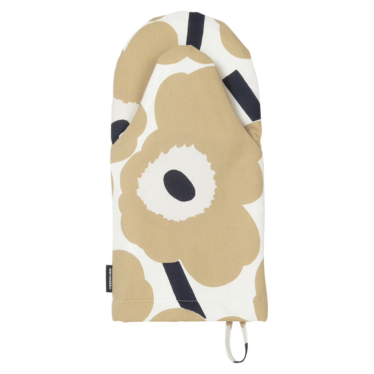 Marimekko Unikko Beige Oven Mitt 3 Marimekko Unikko Beige Oven Mitt