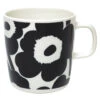 Marimekko Unikko White / Black Large Mug -Marimekko marimekko unikko black large mug 58