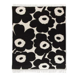 Marimekko Unikko Cream / Black Blanket