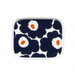 Marimekko Unikko Dark Grey Small Plate