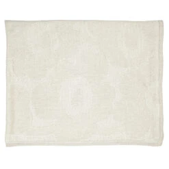 Marimekko Unikko Ecru Knit Blanket -Marimekko marimekko unikko ecru knit blanket 78