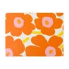 Marimekko Unikko Orange PVC-Coated Placemat 2 Marimekko Unikko Orange PVC-Coated Placemat -Marimekko marimekko unikko orange pvc coated placemat 28