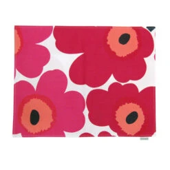 Marimekko Unikko Red Cotton Placemat