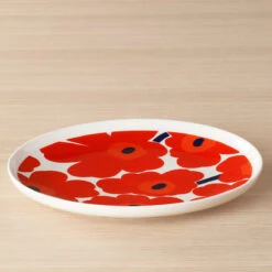 Marimekko Unikko Red 4pc Dinnerware Set -Marimekko marimekko unikko red dinnerware set 39