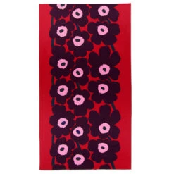 Marimekko Unikko Red / Plum / Pink Tablecloth
