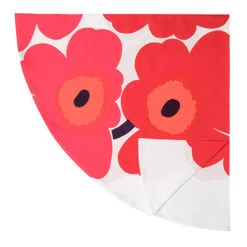 Marimekko Unikko Red Round Tablecloth