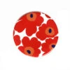Marimekko Unikko Red Salad Plate 2 Marimekko Unikko Red Salad Plate -Marimekko marimekko unikko red salad plate 75