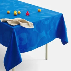 Marimekko Unikko Royal Blue Tablecloth -Marimekko marimekko unikko royal blue tablecloth 29