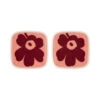 Marimekko Unikko Small Pink / Red Plates Set Of 2 -Marimekko marimekko unikko small pink red plates set of 2 20