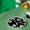 Marimekko Unikko White / Black Salad Plate -Marimekko marimekko unikko white black salad plate 68