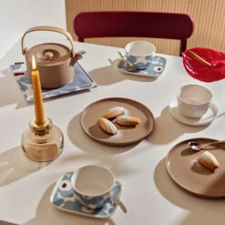 Marimekko Unikko White / Blue / Burgundy Mug 8 Marimekko Unikko White / Blue / Burgundy Mug -Marimekko marimekko unikko white blue wine mug 34