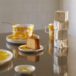 Marimekko Unikko White / Spring Yellow Mini Plate 7 Marimekko Unikko White / Spring Yellow Mini Plate -Marimekko marimekko unikko white spring yellow mini plate 28