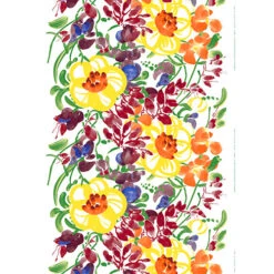 Marimekko Ursula White/Multi Fabric