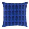Marimekko Vihkiruusu Blue Throw Pillow
